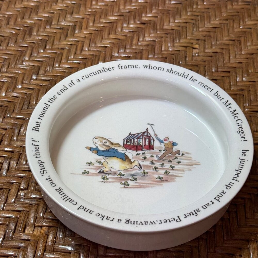 Wedgwood Peter Rabbit Cereal Bowl By Frederick Warne & Co.